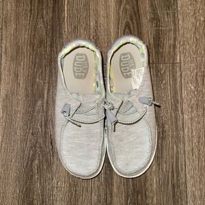 Hey Dude Gray Shoes Woman’s 8